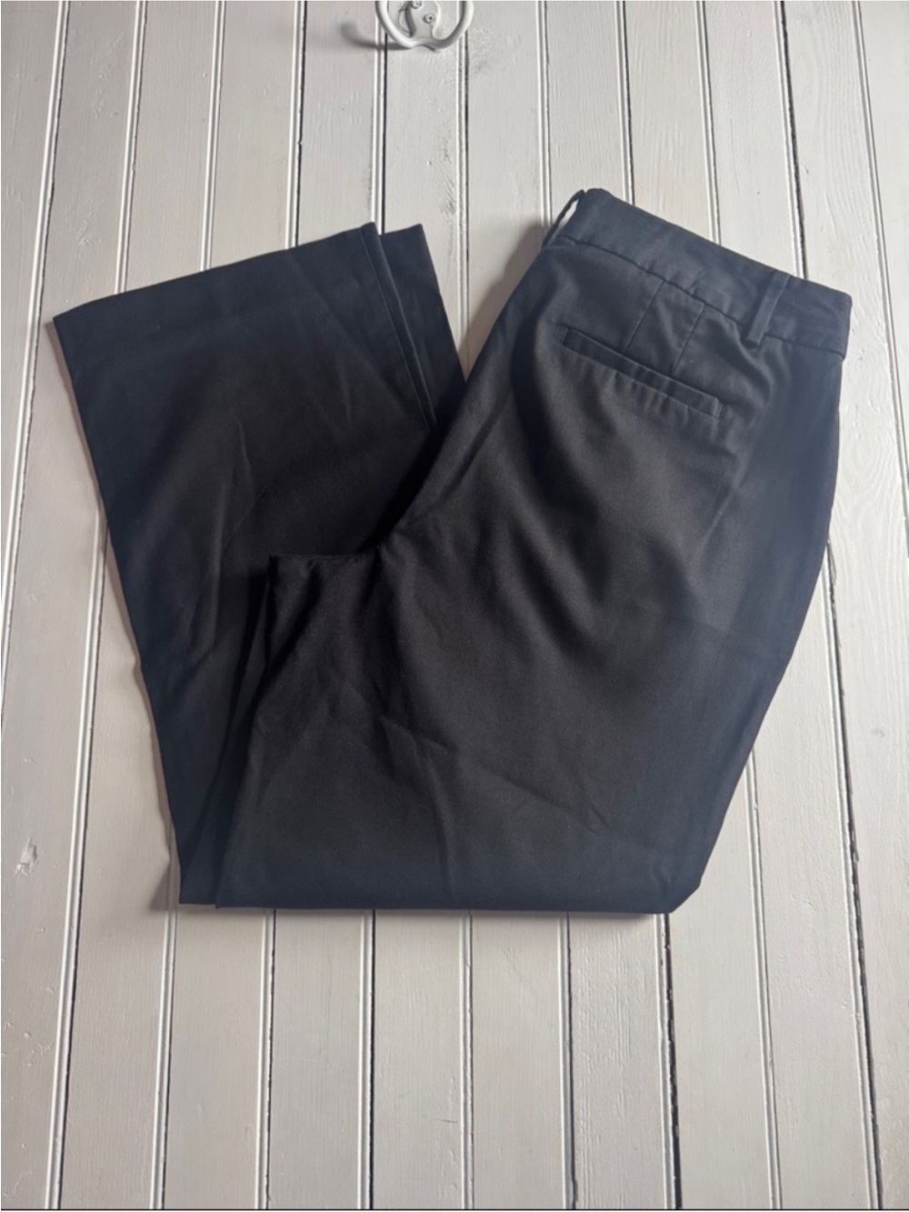 Talbots Straight Leg Pants Black Size 10